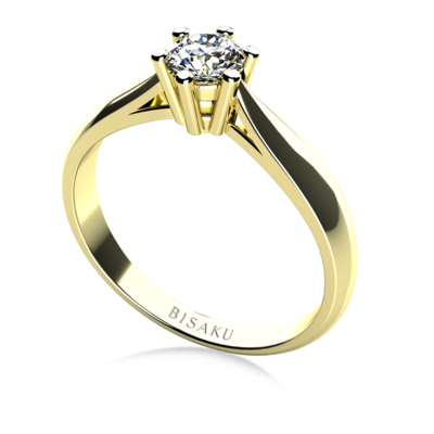 Zásnubní prsten žluté zlato Serah