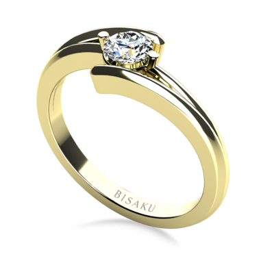 Zásnubní prsten žluté zlato Emory