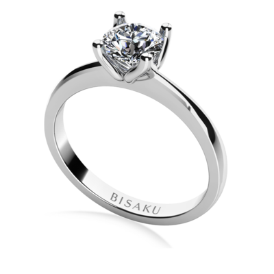 Zásnubní prsten bílé zlato Jenna
