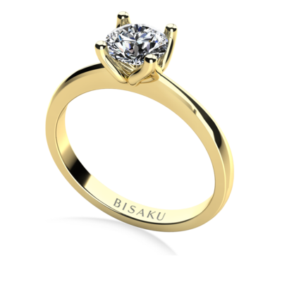 Zásnubní prsten žluté zlato Jenna