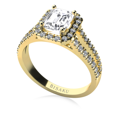 Zásnubní prsten žluté zlato Odette