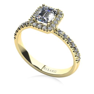 Zásnubní prsten žluté zlato ArianaSII