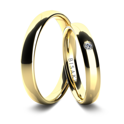 Snubní prsteny žluté zlato IvyIV