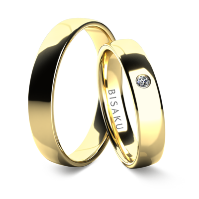 Snubní prsteny žluté zlato KaiV