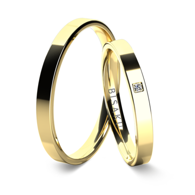 Snubní prsteny žluté zlato JacobI