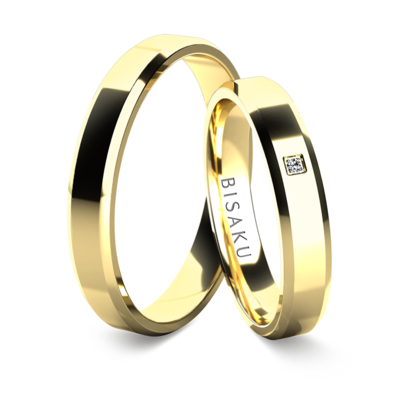 Snubní prsteny žluté zlato DionI