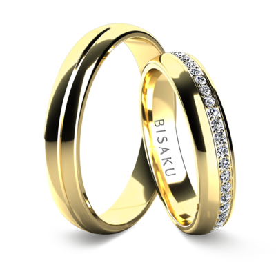 Snubní prsteny žluté zlato KinsleyI