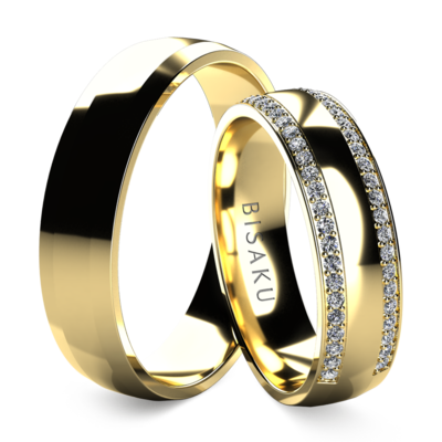 Snubní prsteny žluté zlato RheaI
