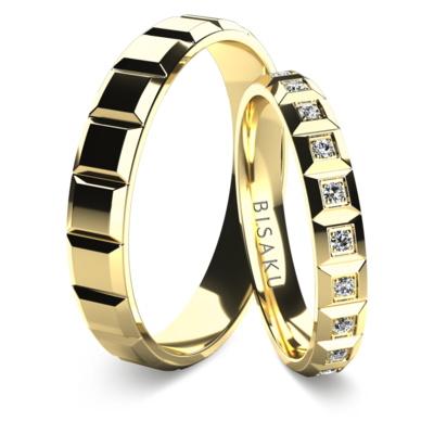 Snubní prsteny žluté zlato CalixI