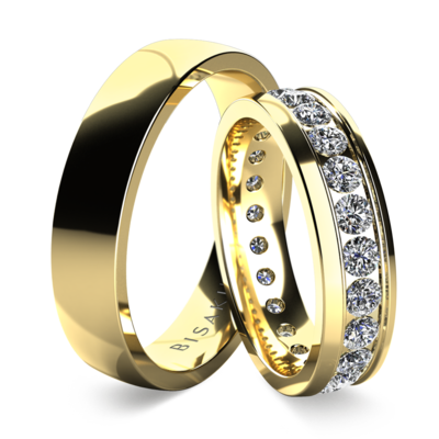 Snubní prsteny žluté zlato AreliI