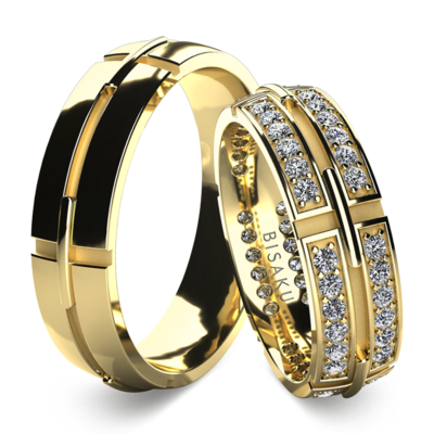 Snubní prsteny žluté zlato Tarragon