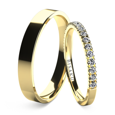 Snubní prsteny žluté zlato AriaIV