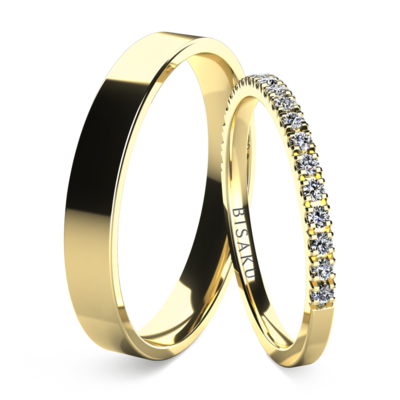 Snubní prsteny žluté zlato AriaIII